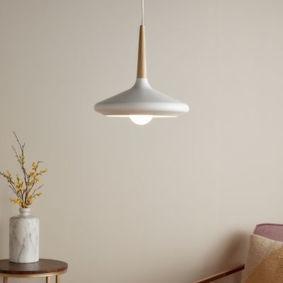 Suspension Arraqis E27 IP20 blanc 36cm