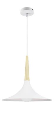 Suspension Arraqis E27 IP20 blanc 38cm