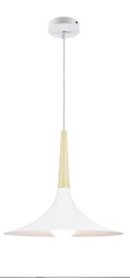 Suspension Arraqis E27 IP20 blanc 38cm