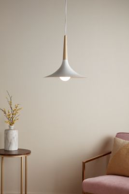 Suspension Arraqis E27 IP20 blanc 38cm