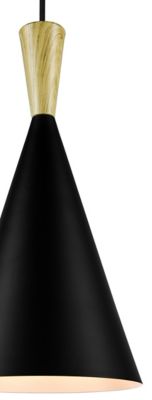 Suspension Arraqis E27 IP20 noir 19cm