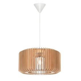 Suspension ASTI, Bois, Couleur Brown, E27, H.25, IP20 / NORDLUX Intérieur