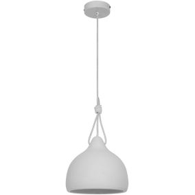 Suspension Aulavik GoodHome E27 blanc