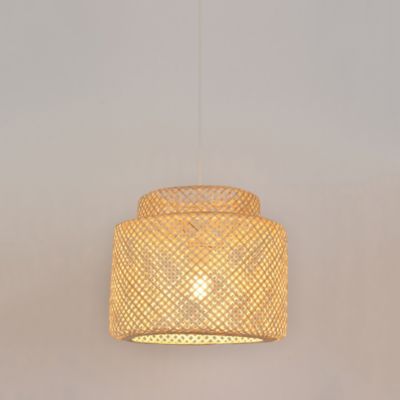 Suspension bambou Makassar Corep E27 IP20 15W coloris naturel ø38 x H.32 cm