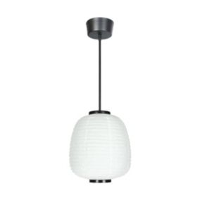 Suspension Bantry E27 15W ⌀35xH.110cm blanc GoodHome