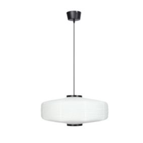 Suspension Bantry E27 15W ⌀65xH.110cm blanc GoodHome