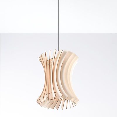 Suspension Bois Cylindre pour Ampoule E27 - SILAMP