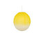 Suspension Boule japonaise jaune l.40 cm