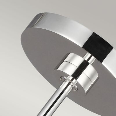 Suspension Brisbin 1 lumière - Nickel poli