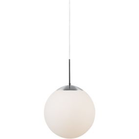 Suspension CAFE 20, Verrerie, Couleur Opale, E27, H.34, IP20 / NORDLUX Intérieur