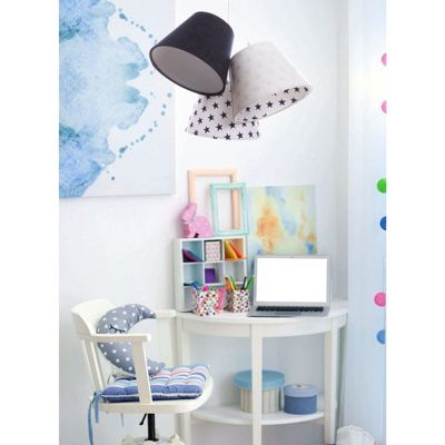 Suspension cennik 070-088 50 x 50 x 107 cm Blanc, noir