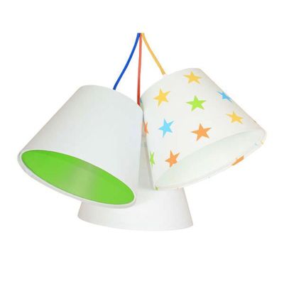 Suspension cennik 070-099 50 x 50 x 107 cm Blanc, vert