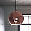 Suspension Colours Bocheti cuivre l.20,8 x H.123 cm