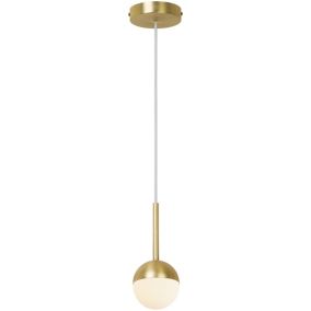 Suspension CONTINA, Métal, Couleur Laiton, G9, H.23, IP20 / NORDLUX Intérieur