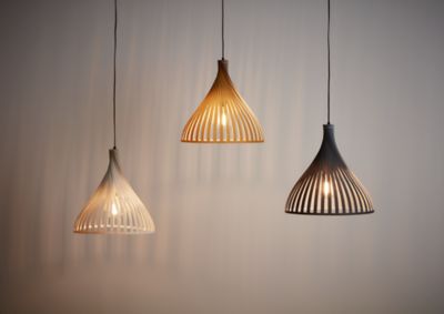 Suspension Crozon GoodHome E27 gris foncé