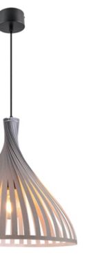 Suspension Crozon GoodHome E27 gris foncé