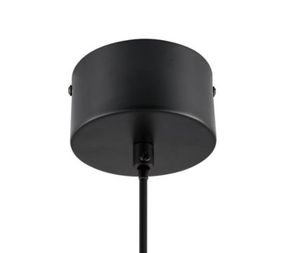 Suspension Crozon GoodHome E27 gris foncé