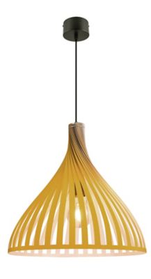 Suspension Crozon GoodHome E27 jaune jaune