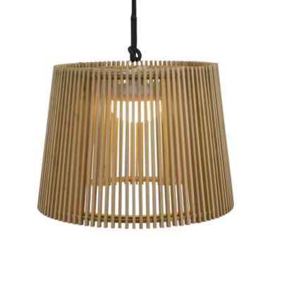 Suspension d'extérieur en bambou rechargeable IP54 900lm Newgarden
