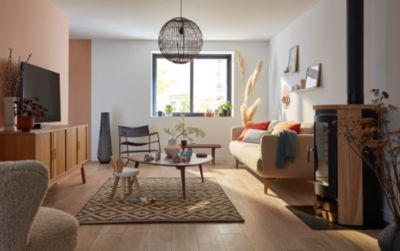 Suspension Dacite GoodHome noir l.48 cm IP20 E27