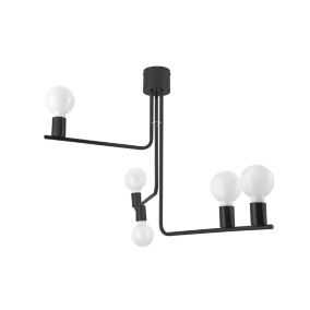 Suspension Darrah GoodHome E27 noir mat