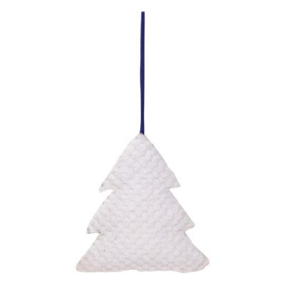Suspension de noël sapin blanc 11cm Feeric Light & Christmas