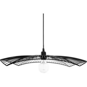 Suspension Design en Métal "Cuzco" 58cm Noir