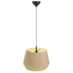 Suspension DICTE 40, Textile, Couleur Beige, E27, H.33.7, IP20 / NORDLUX Intérieur