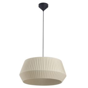 Suspension DICTE 53, Textile, Couleur Beige, E27, H.29, IP20 / NORDLUX Intérieur