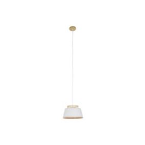 Suspension DKD Home Décor Blanc Marron Naturel Bambou (30 x 30 x 20 cm)