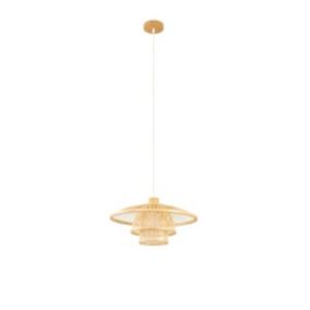 Suspension DKD Home Decor Bambou 40 x 40 x 17 cm