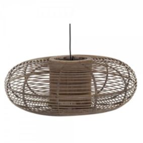 Suspension DKD Home Decor Marron Bambou 220 V 62 x 62 x 170 cm