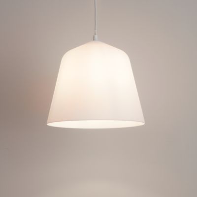 Suspension E27 IP20 plastique blanc L.80cm