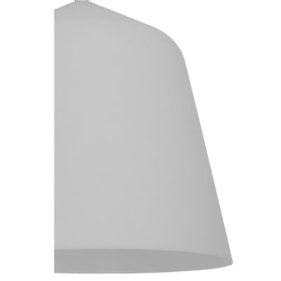 Suspension E27 IP20 plastique blanc L.80cm