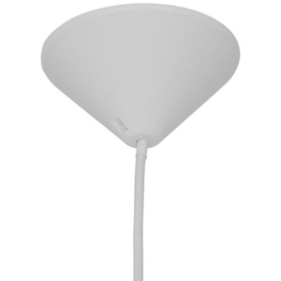 Suspension E27 IP20 plastique blanc L.80cm
