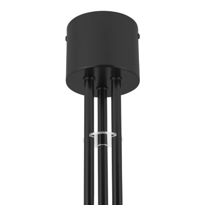 Suspension E27 métal noir mat L.60 x l.79 x H.60 cm GoodHome Darrah
