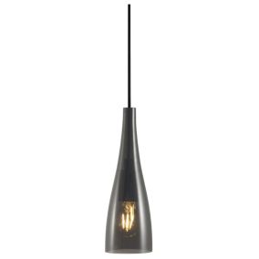 Suspension EMBLA, Verrerie, Couleur Gris, E27, H.30.5, IP20 / NORDLUX Intérieur