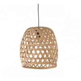 Suspension en bambou style bord de mer diamètre 40 cm- LUZ S