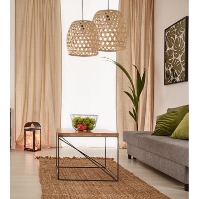 Suspension en bambou style bord de mer diamètre 50 cm - LUZ L