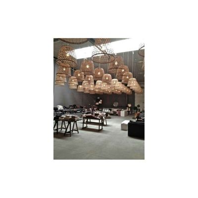 Suspension en bambou style bord de mer diamètre 50 cm - LUZ L