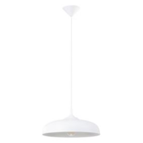 Suspension en métal, blanc H: 74cm