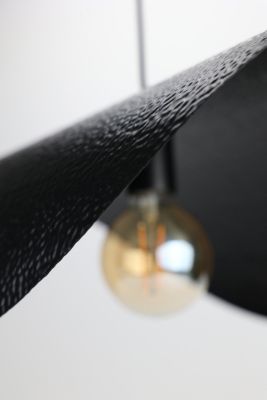 Suspension en métal E27 40W noir Ø60cm Seynave, Jodha