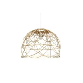 Suspension en Rotin - Ostaria Victoria - Naturel - 43 x 30,5 cm - Style bohème