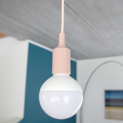 Suspension en silicone rose pale Chacon l.8,1 x H.112,8 cm