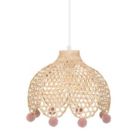 Suspension enfant - bambou et métal - H22 cm - Atmosphera