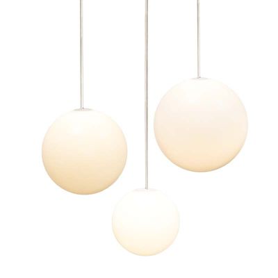 Suspension extérieure Pianeta 450lm 25W IP44 blanc Newgarden H.25cm