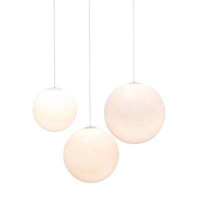 Suspension extérieure Pianeta 450lm 25W IP44 blanc Newgarden H.35cm