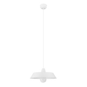 Suspension Gammuse GoodHome blanc IP20 E27