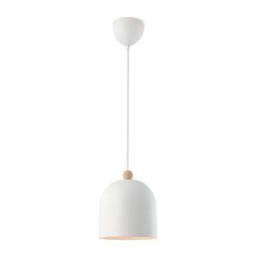 Suspension GASTON, Métal, Couleur Blanc, E27, H.24, IP20 / NORDLUX Intérieur