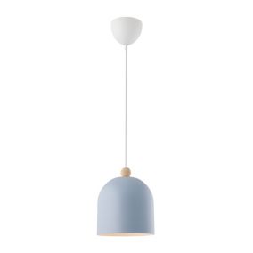 Suspension GASTON, Métal, Couleur Bleu, E27, H.24, IP20 / NORDLUX Intérieur